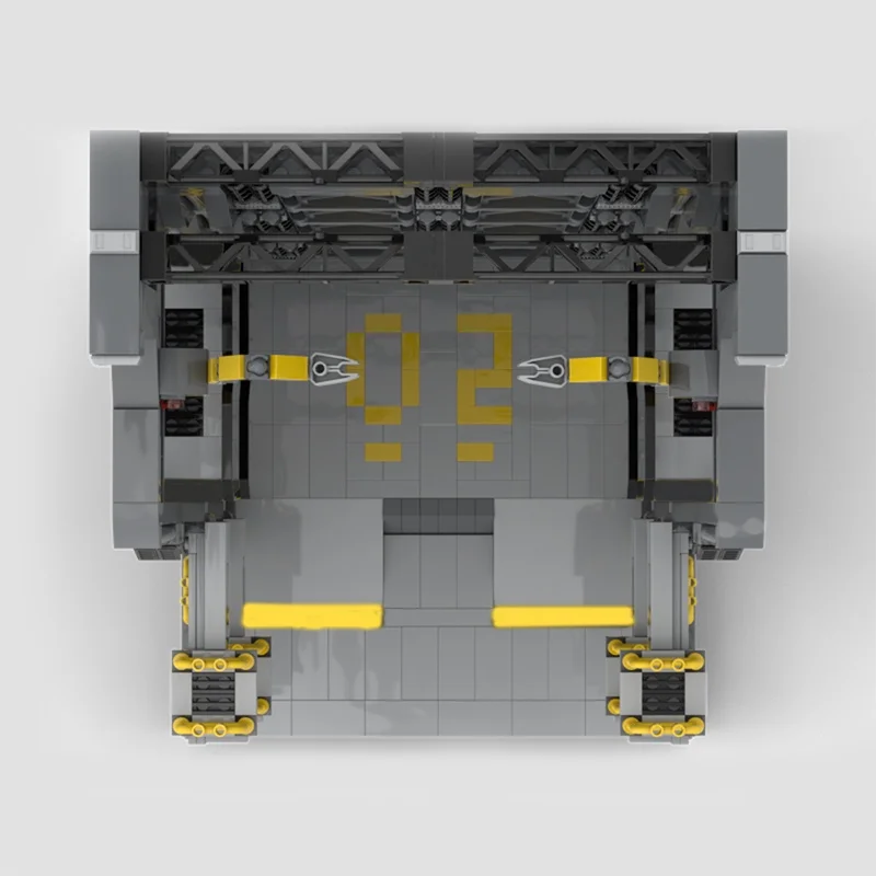 966pcs MOC Mech Hangar Model Bouwstenen Bouw Monteren Speelgoed DIY Idee Kerstcadeau Onderwijs Baksteen Kinderen Verjaardag