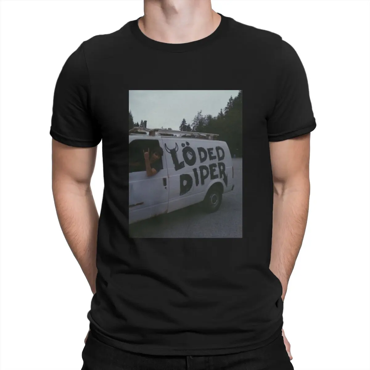 Loded Diper Creative TShirt for Men Rodrick Rules Round Collar Basic T Shirt Distinctive Birthday Gifts Streetwear