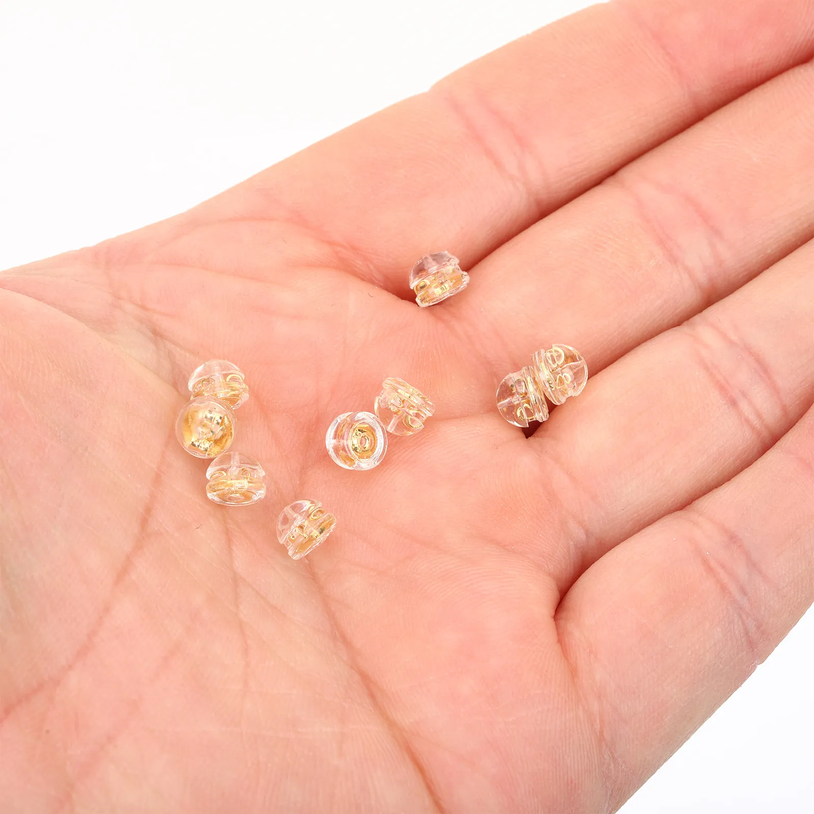 32Pcs Silicone Earring Backs Screw on Locking Earring Backs for Studs Droopy Heavy Earrings Women Ear Jewelry Accessories