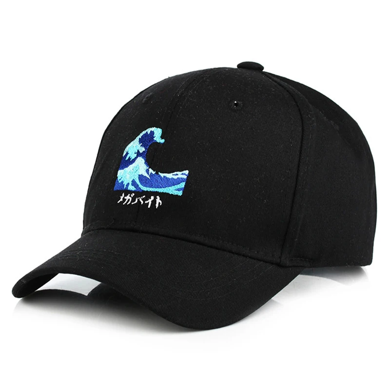 Wave Men Women Baseball Cap Japan Katsushika Hokusai Kanagawa Surf Snapback Embroidered Sports Sun Visor Hats Gorras H074