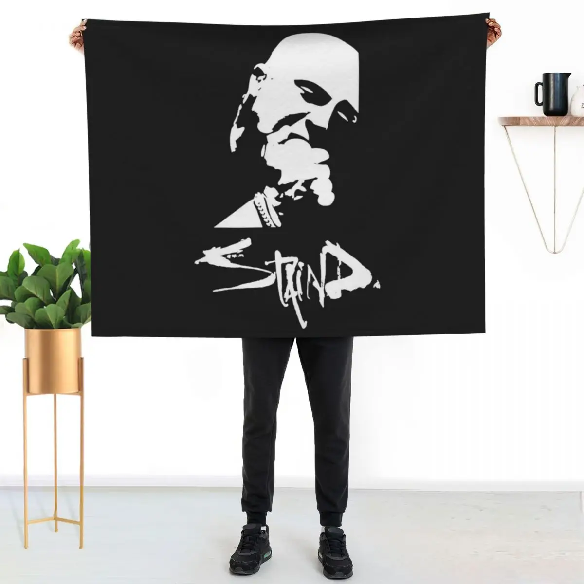 STAIND band take me around Essential T-Shirt Copy Throw Blanket Beach Moving Thermal Single Blankets