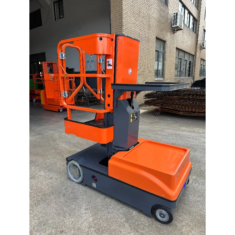 Customized 300kg Electric Order Picker 3m4m Medium Level Self Propelled Aerial Scissor Lift With Lithium Battery Work Platform S