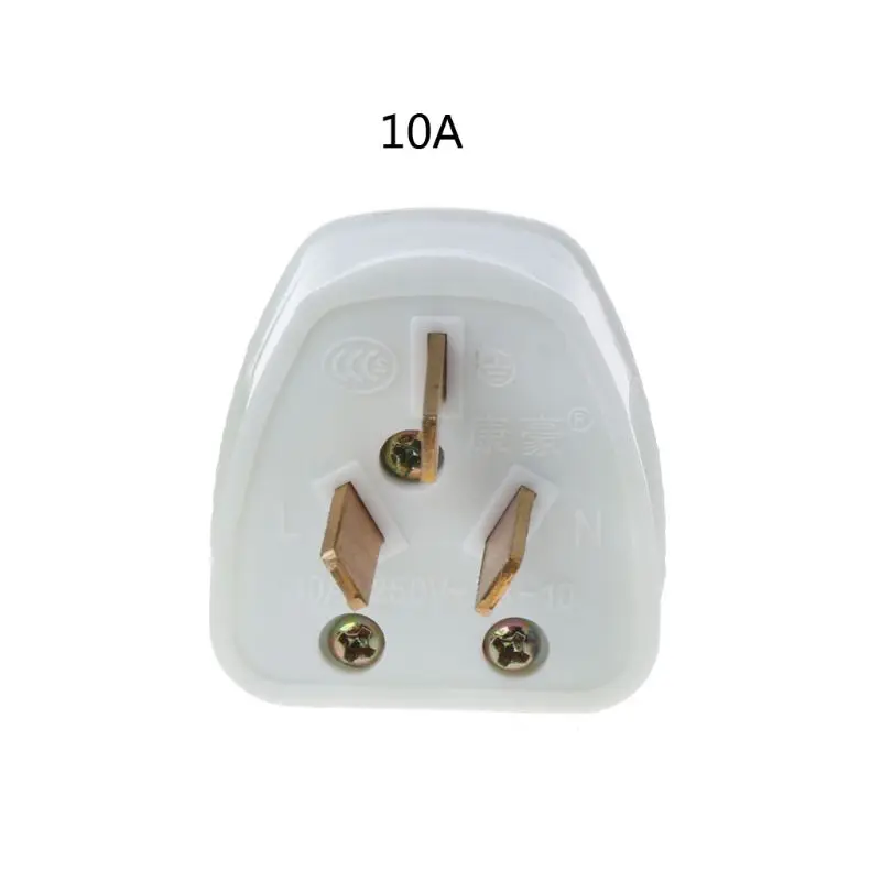 86 Type AC 250V 10A 16A  High Power Electrical Wall Socket 3 Pin Plug Wall Outlet Plate Panel White For Air Conditioning