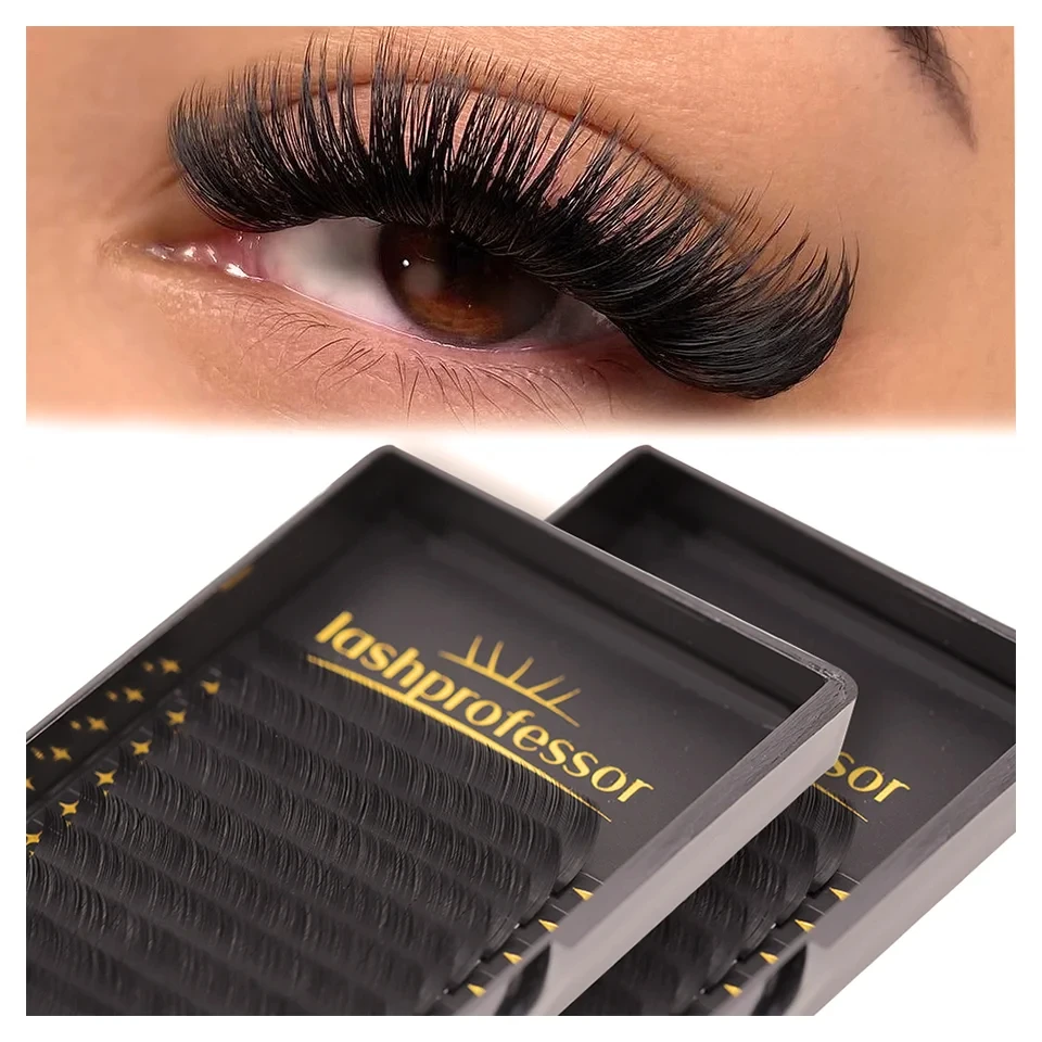 Lashprofessor-Extensions de cils en faux vison, cils individuels classiques, cils professionnels naturels et doux, 16 rangées