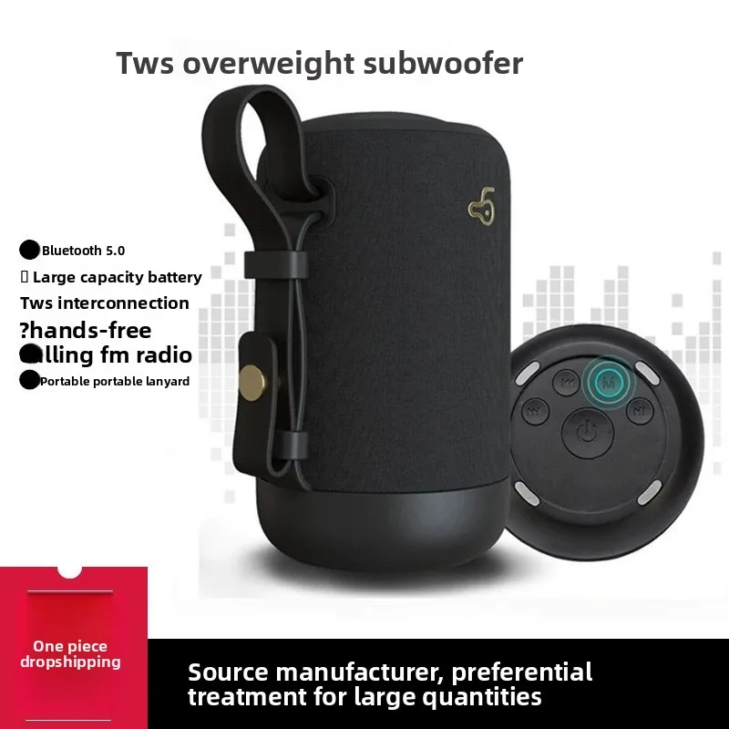 SOTAMIA 1PCS Drahtlose Bluetooth Lautsprecher Im Freien Tragbare Tragbare Subwoofer Karte Handy Computer Mini Audio Dual Lautsprecher