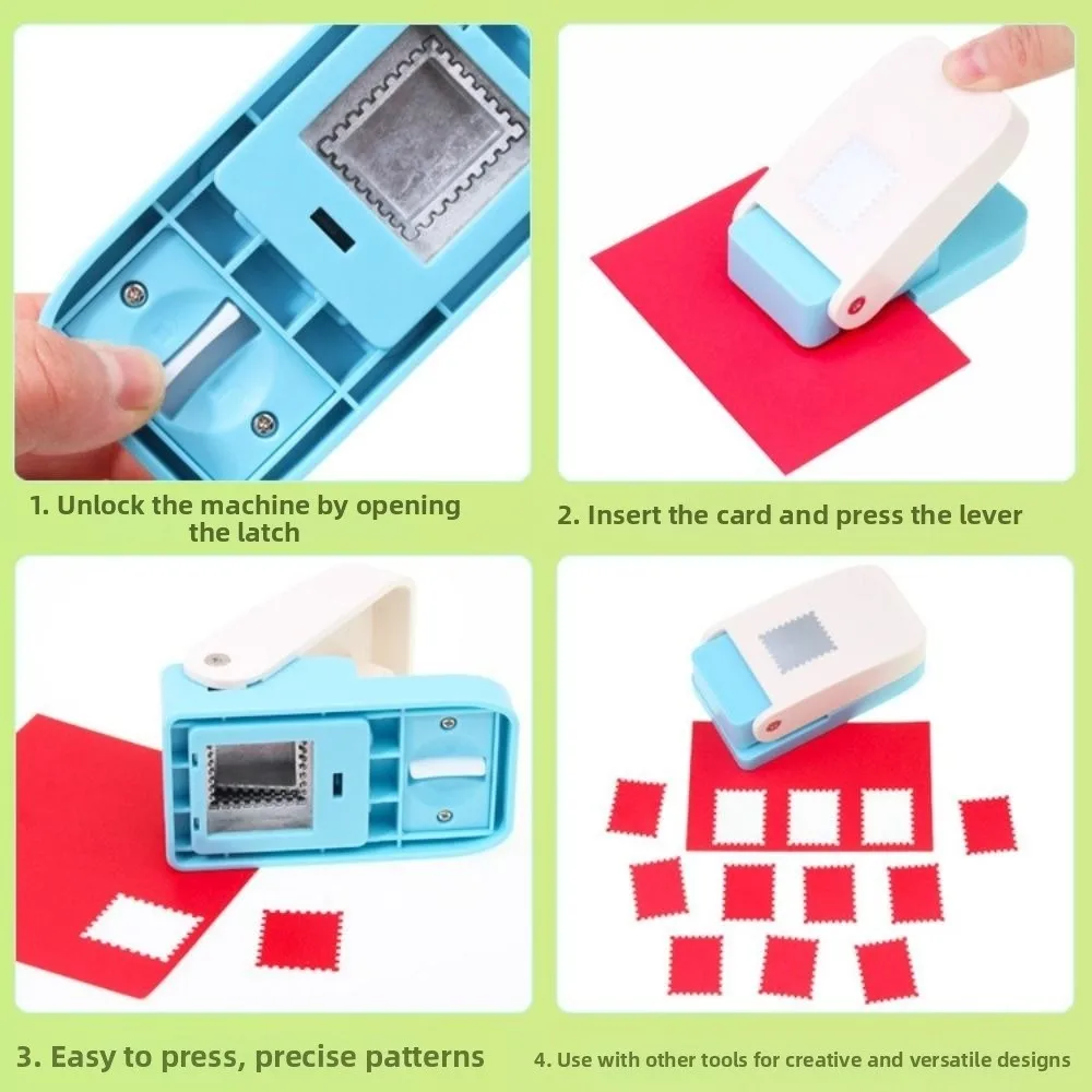 Labor Saving Stamp Border Punch DIY Large Size Christmas Tree Hole Punch Creative Cutting Craft Embossing Machine Craft