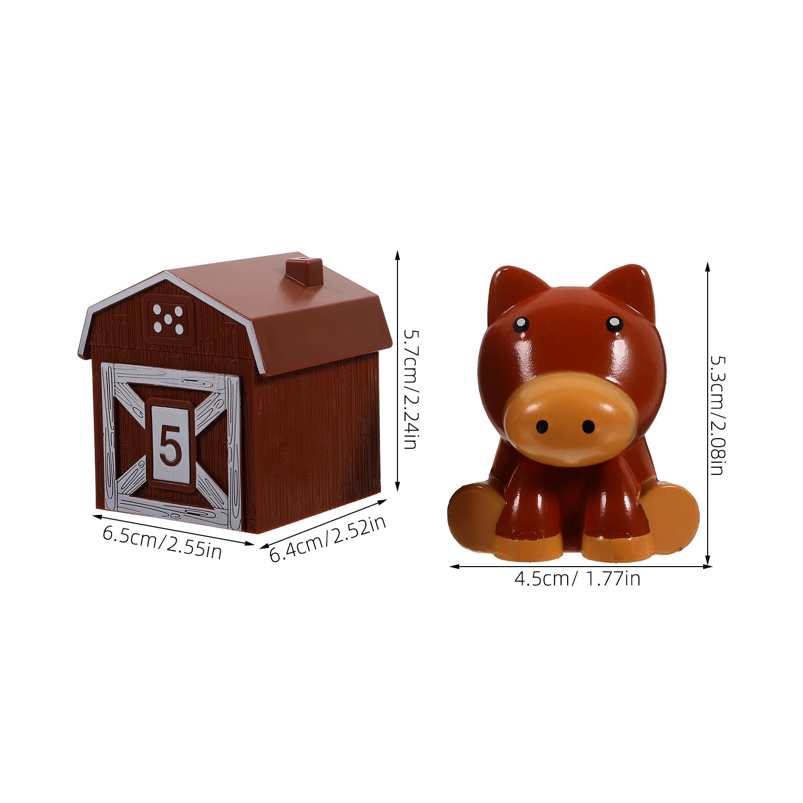 หุ่นนิ้วสัตว์ 5 ชิ้น หุ่นนิ้วการ์ตูนสีสันสดใสสำหรับเด็กเล็ก เล่นสมมติ เล่านิทาน เกมพ่อแม่ลูก บ้านสายรุ้ง