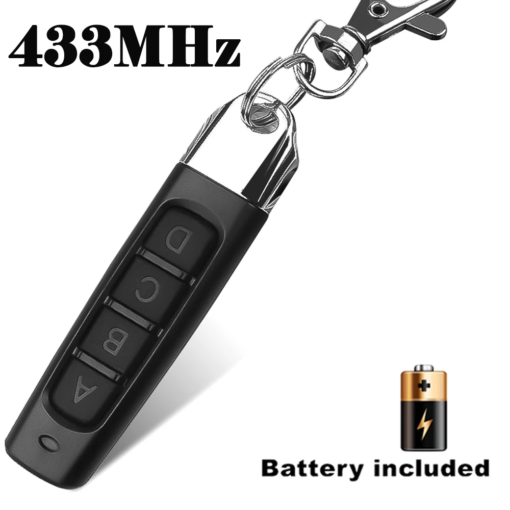 433MHz Copy Remote Control Auto 4 Channe Code Garage Gate Door Opener Remote Control Duplicator Cloning Code Car Key