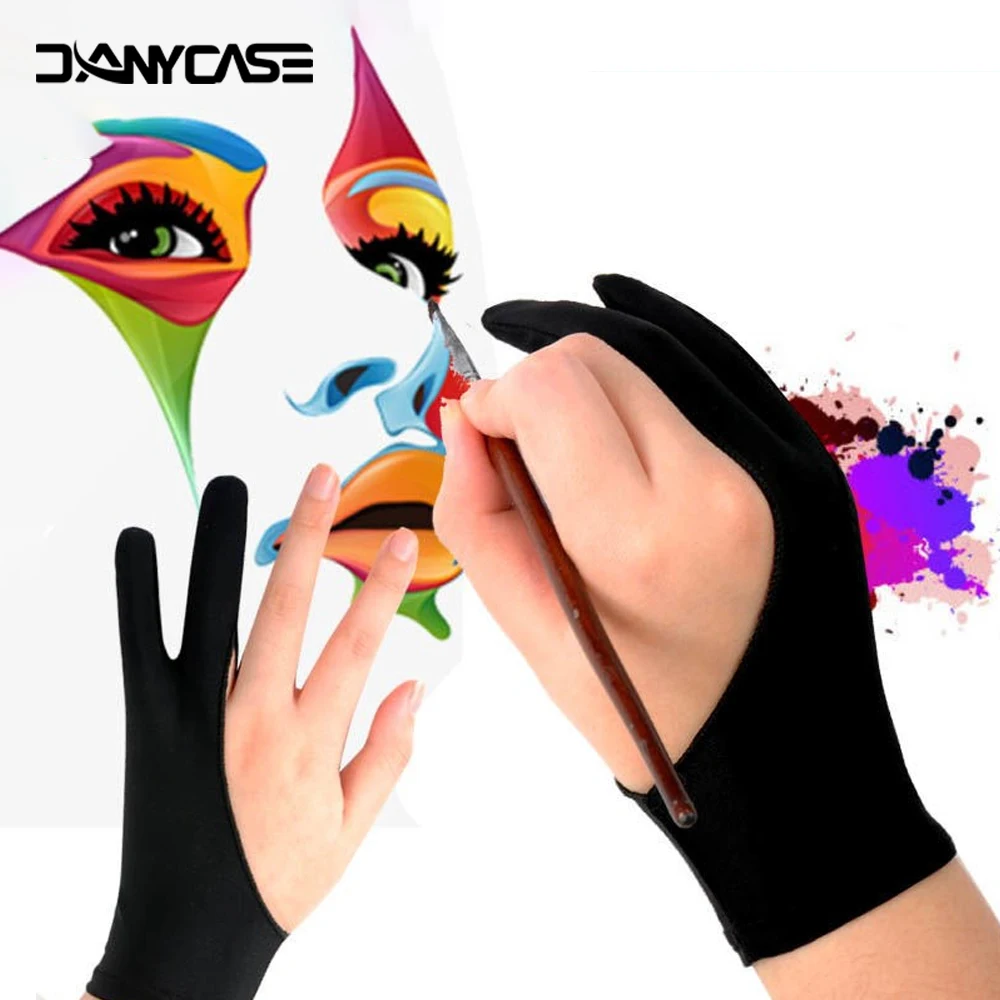 Tablet Drawing Glove for iPad Xiaomi Samsung Lenovo Palm Rejection Artist Glove Touchscreen Stylus Pen Accessories