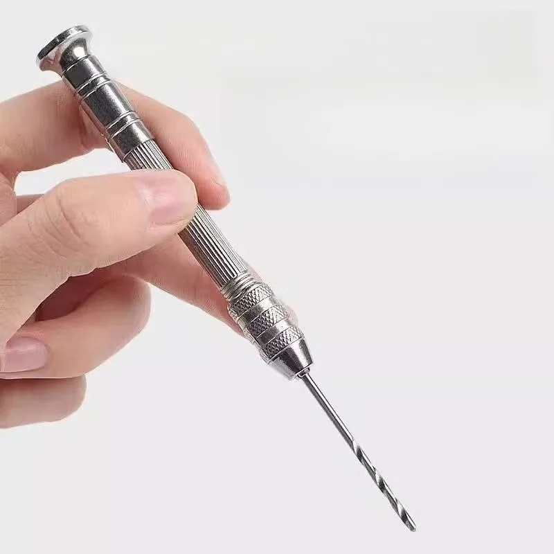 Mini Hand Twist Drill Set High Speed Steel Micro Drill Bits for Jewelry Walnut Drilling