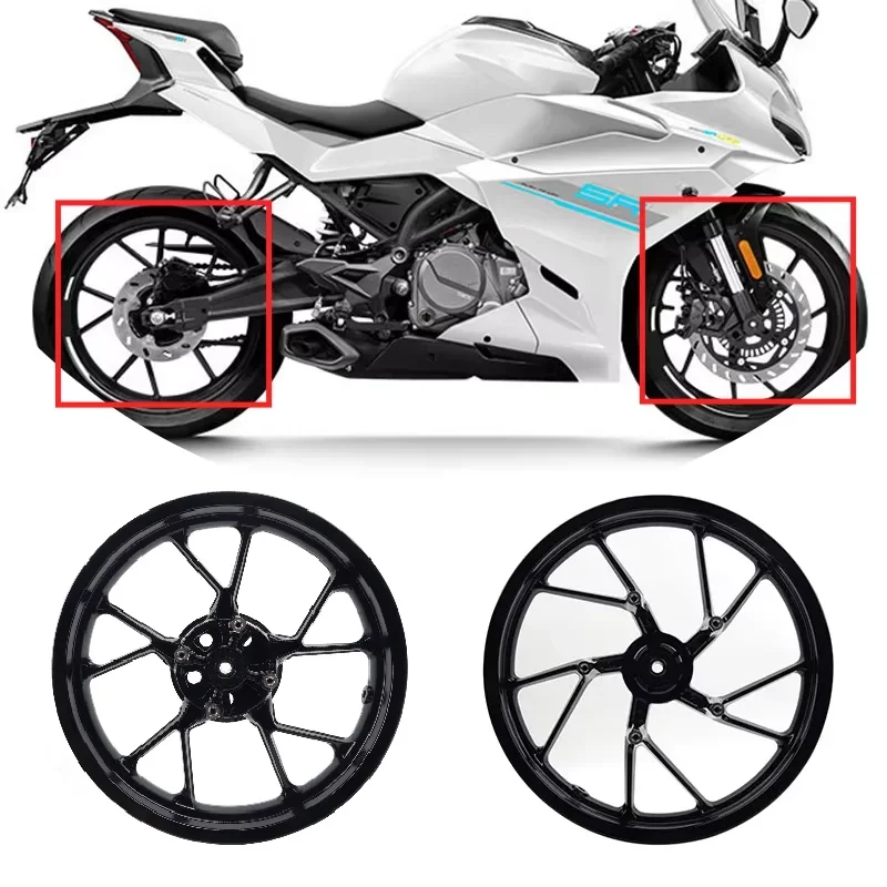 Motorcycle AccessoriesOriginal 300SR 250SR-FUN Front&Rear Rim Assy CF250-6 300-5 Motorcycle Wheel Rim  FOR CFMOTO Original Parts