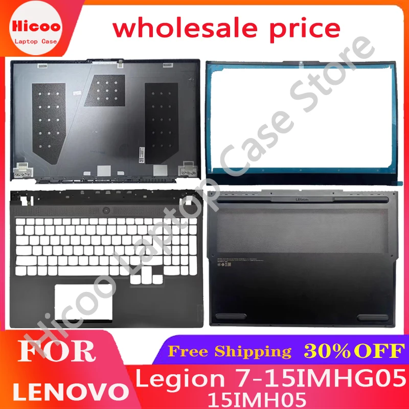 95% new For Lenovo Legend 7-15IMHG05 Legend 7-15IMH05 Laptop LCD Back Cover/Front Cover/Palm Rest/Bottom Cover grey