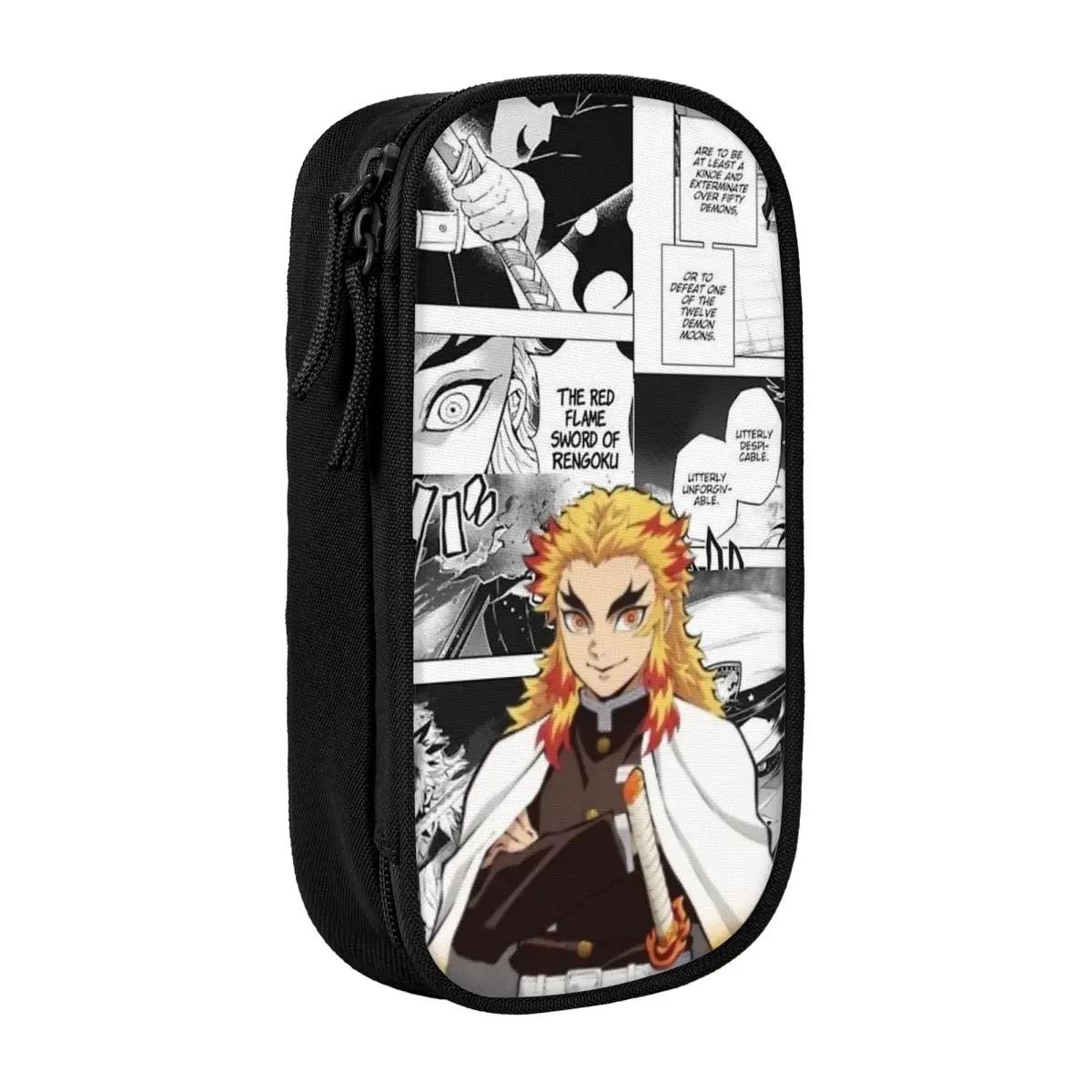 

Японский аниме «Убийцы демонов», пенал на молнии, детская мода, большая вместимость, школьные пеналы, канцелярские принадлежности