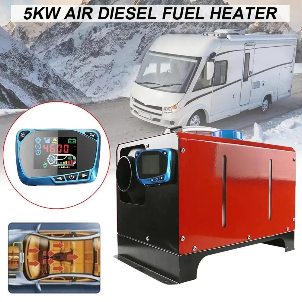 Car Air Diesel Heater 8KW 12V/24V Car Heater with LCD Thermostat  Parking Heater Pre-heating Low Fuel for Truck Boat Car Bus