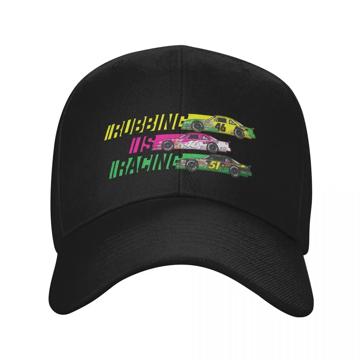 Rubbing is Racing,Days of Thunder, Cole Trickle Baseball Cap Hat Beach Beach Bag Hood Woman Hats Men's