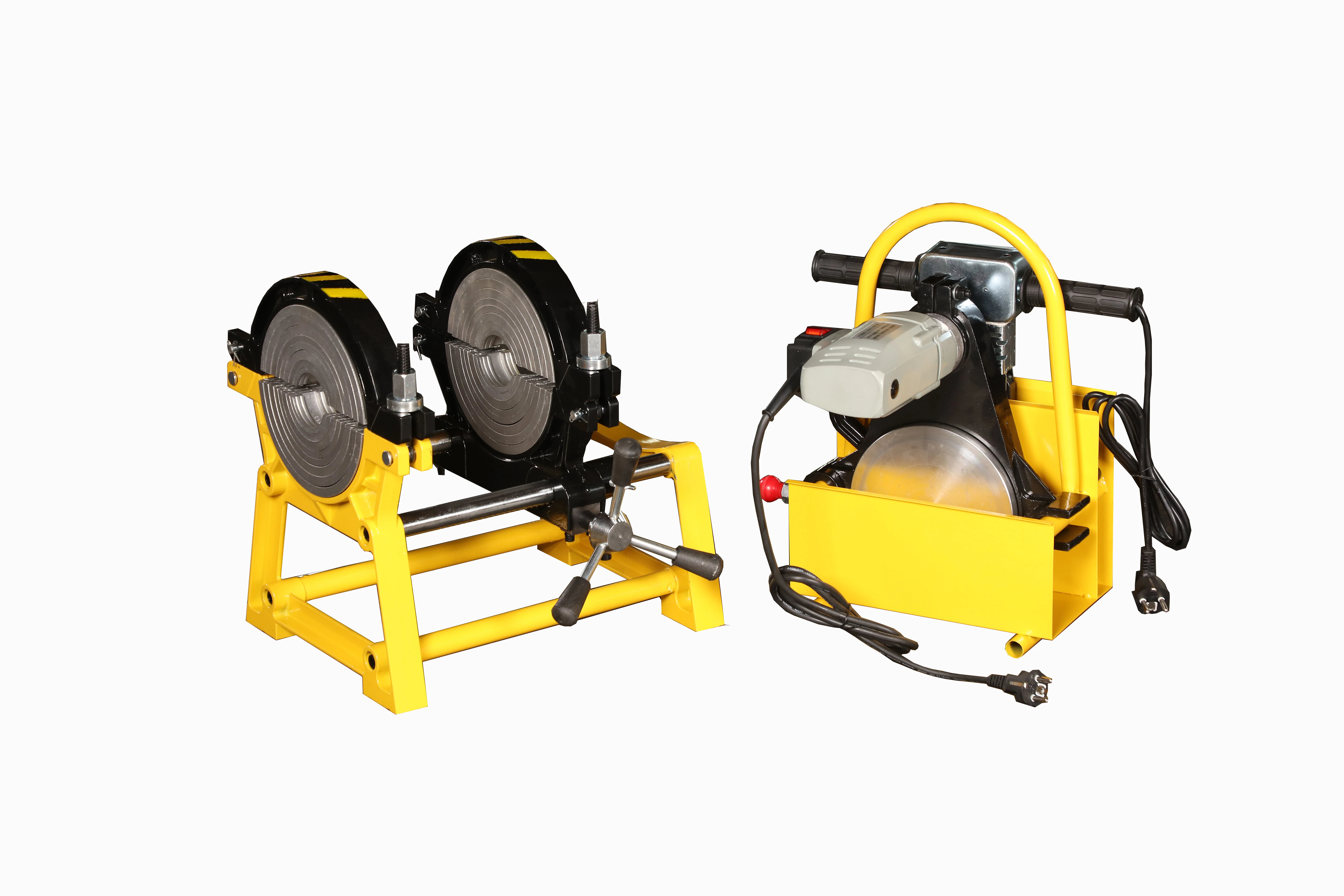 CE Certified Factory Price 40-200mm HDPE PPR Pipe Manual Hand Shake Single Column Butt Fusion Welding Machine 220V Butt Welder