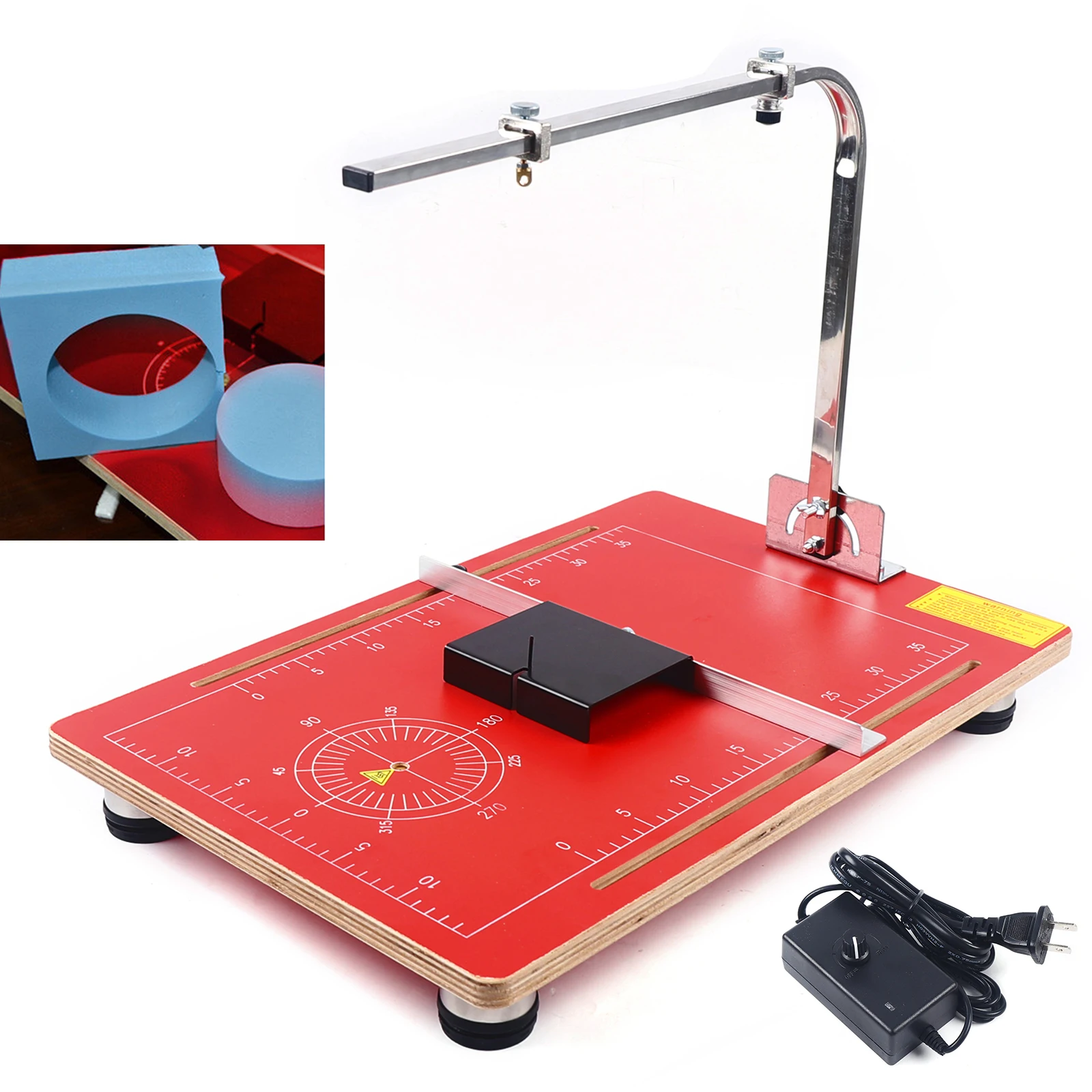 

35W Hot Foam Cutting Machine Stand Multifunctional Cutter for Foam Carving Modeling, Adjustable Angle