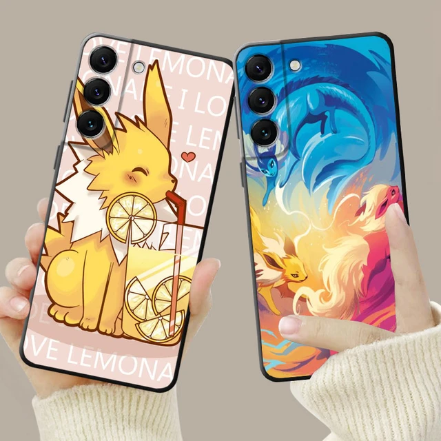 Pokemon Cute Eevee Umbreon Sylveon Case For Samsung Galaxy S23 S22 