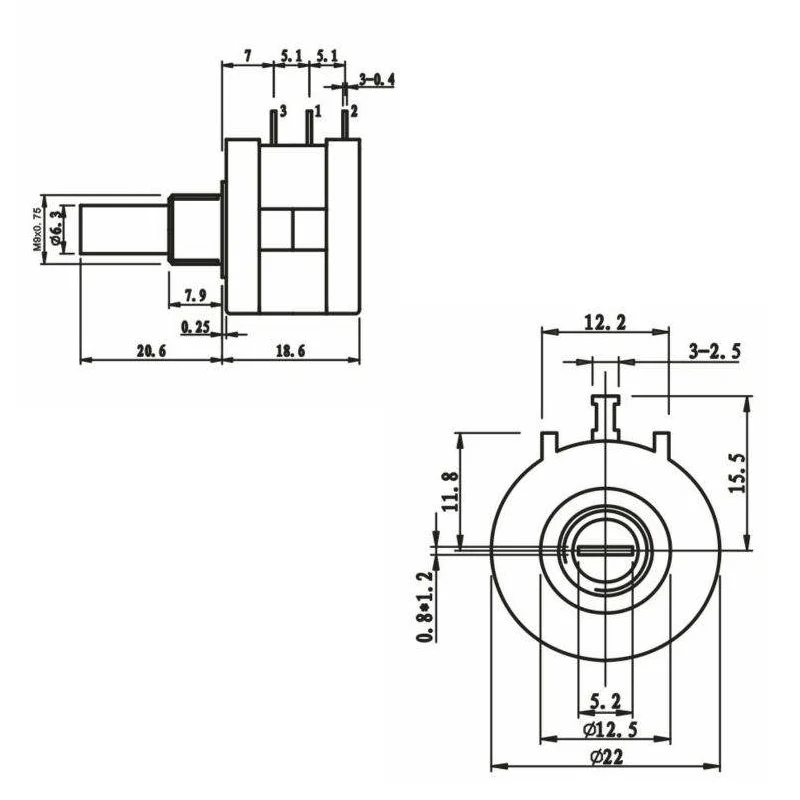 5PCS 3590 3590S 1K 2K 5K 10K 20K 50K 100K ohm Precision Potentiometer Adjustable Resistor 3590-2-102 103 502 103 203 503 104