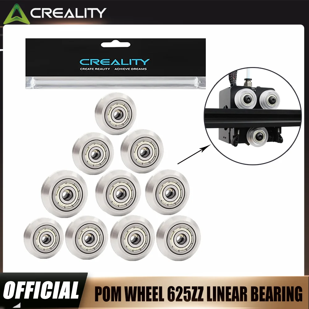 

10/20Pcs Creality POM Wheel Plastic Pulley Linear Bearing Gear for Ender-3/V2/Ender-3 S1/CR-10 Series 3D Printer accessory ﻿