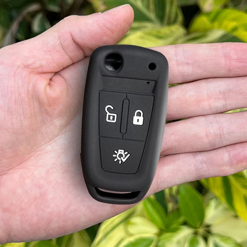 3 Buttons Silicone Folding Car Key Cover Protector Case for DAF 106 CF Euro 6 2022 XG XF Flip Remote Keychain Truck Accessories