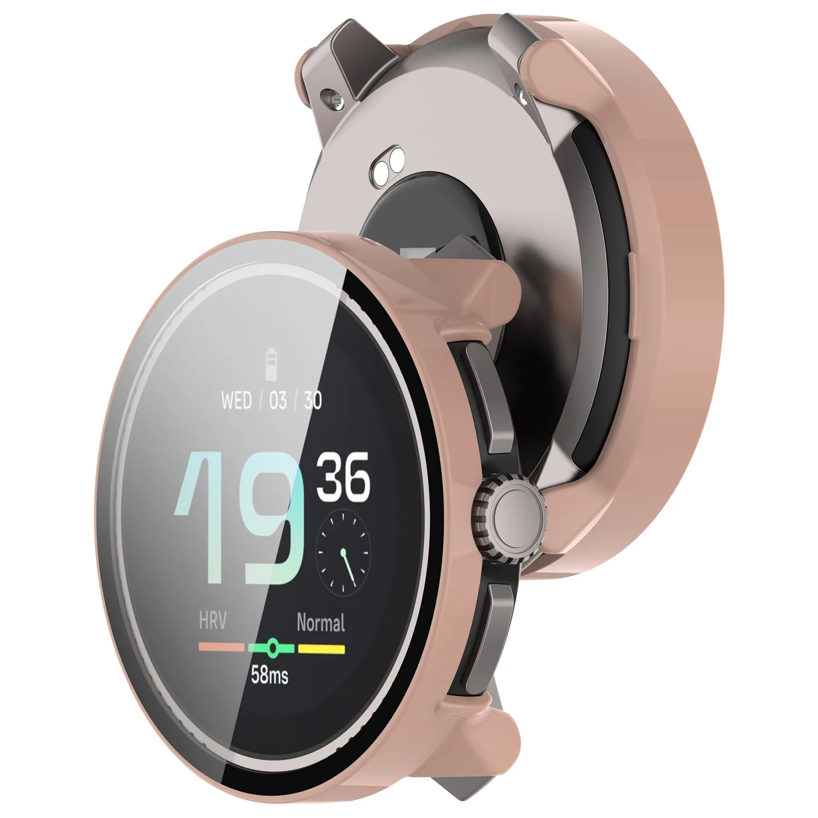 하드 에지 쉘 유리 화면 보호 필름 Suunto Race/S 보호 범퍼 커버 스마트 액세서리 용 Smartwatch 프레임 케이스