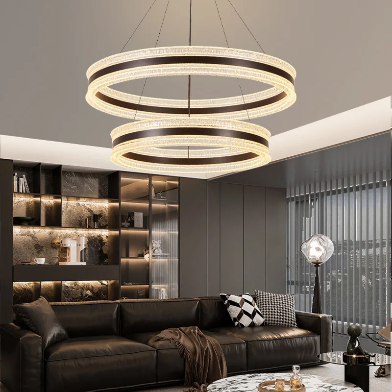 

Люстра для гостиной, итальянский свет, роскошное минималистское освещение для обустройства дома, новинка 2025, комбинация ламп для всего дома