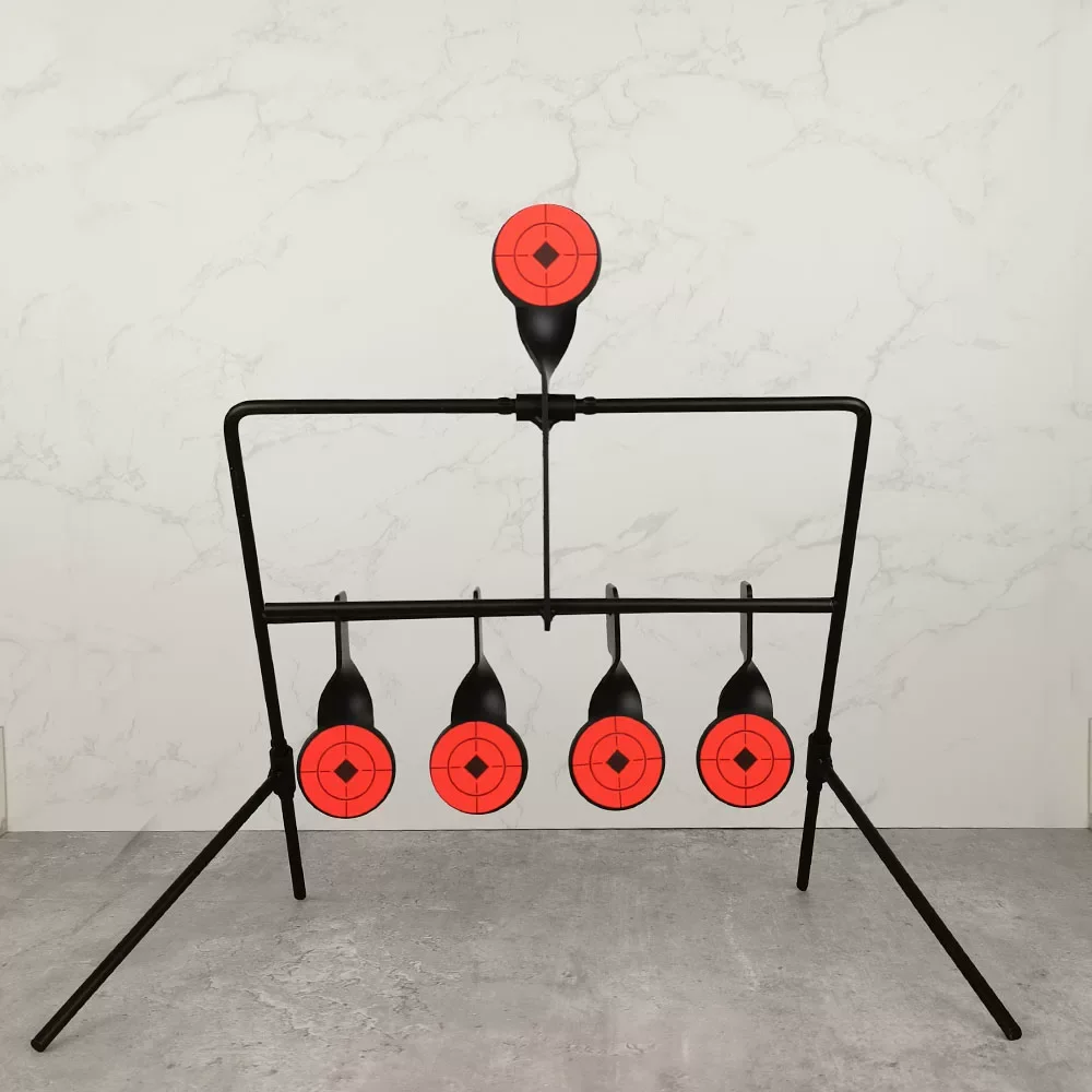 shooting-training-target-frame-with-metal-reset-for-five-targets-indoor-or-outdoor-plastic-bullet-steel-ball-practice