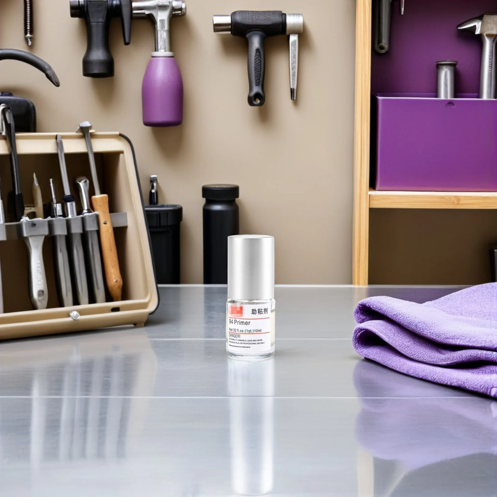 5 زجاجات 10 مللي مروج التصاق السيارات مزدوجة الوجهين الشريط محسن التمهيدي السدادة البلاستيك معدن الزجاج المطاط السيراميك الترابط #4