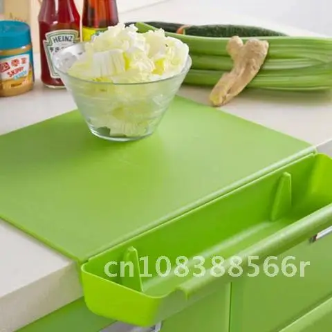 

Creative Frosted Kitchen Cutting Board 2 In1 New Chopping Board With Slot Cutting Vegetable Meat Tools Kitchen Stuff Accessories