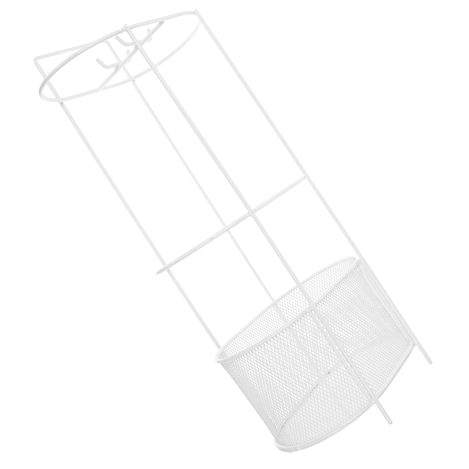 

Metal Umbrella Stand Holder Freestanding Rack Barrel for Entryway Porch Organizer Sturdy Structure Versatile Creative Decor