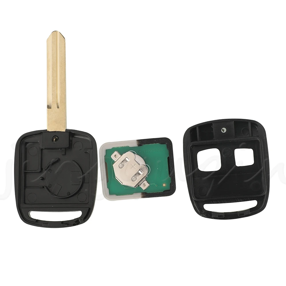 Jingyuqin 2Buttons Remote Car Key For Subaru Impreza 2001-2007 Forester 2000-2010 Fob Control Fob ID62 Chip 315/433Mhz ASK/FSK