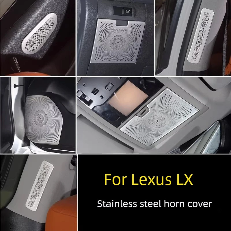 

Декоративные накладки на динамики для Lexus LX570 LX 2016-2021: наклейки на колонки, крышки для аудиосистемы, аксессуары для интерьера