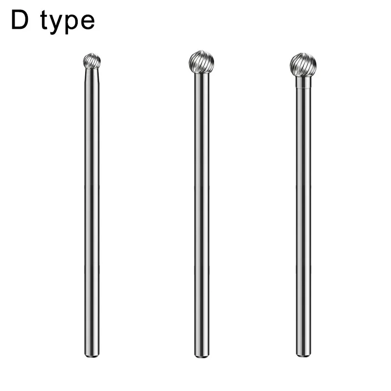 1 pz Rotary Burr 1/4 pollici 6mm gambo 150mm lungo fresa in metallo duro file rotanti punta per incisione CNC per Dremel