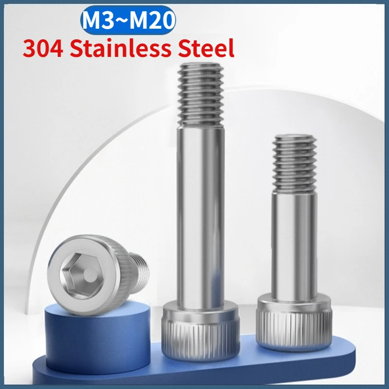 M3 M4 M5 M6 M8 M10 M12 M14 M16 M20 304 Stainless Steel Allen Hexagon Hex Socket Cap Head Partial Half Thread Screw Bolt