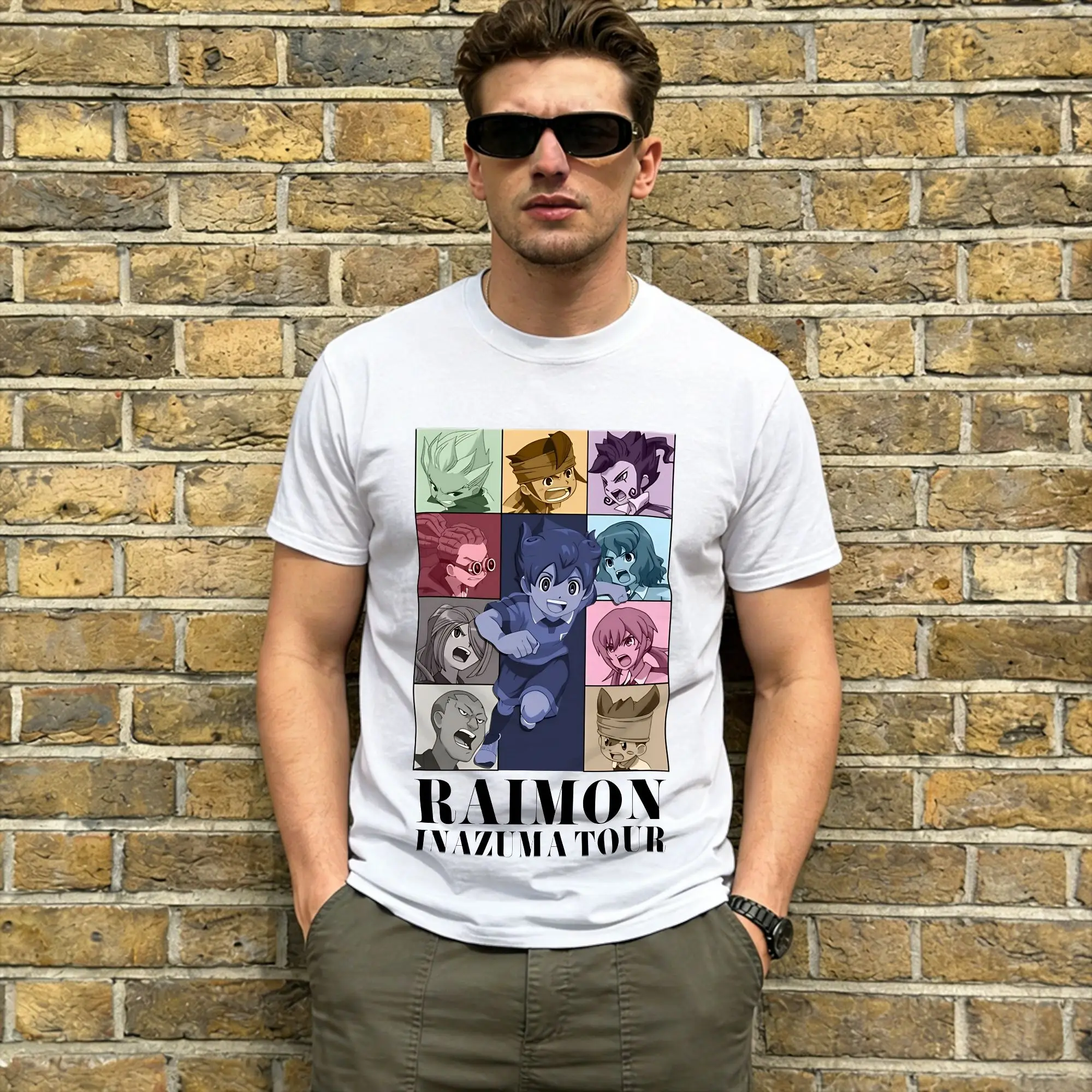 Inazuma Eleven T-Shirt Beach  Hip Hop T-Shirts Adult Cotton O-Neck Plus Size Clothing Short Sleeve Y2K Casual Tshirt