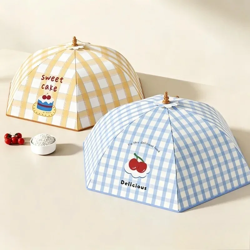 Foldable Thick Thermal Food Cover Dust Fly Proof Table Food Tent Leftover Meal Protector Household Dining Table Gadget
