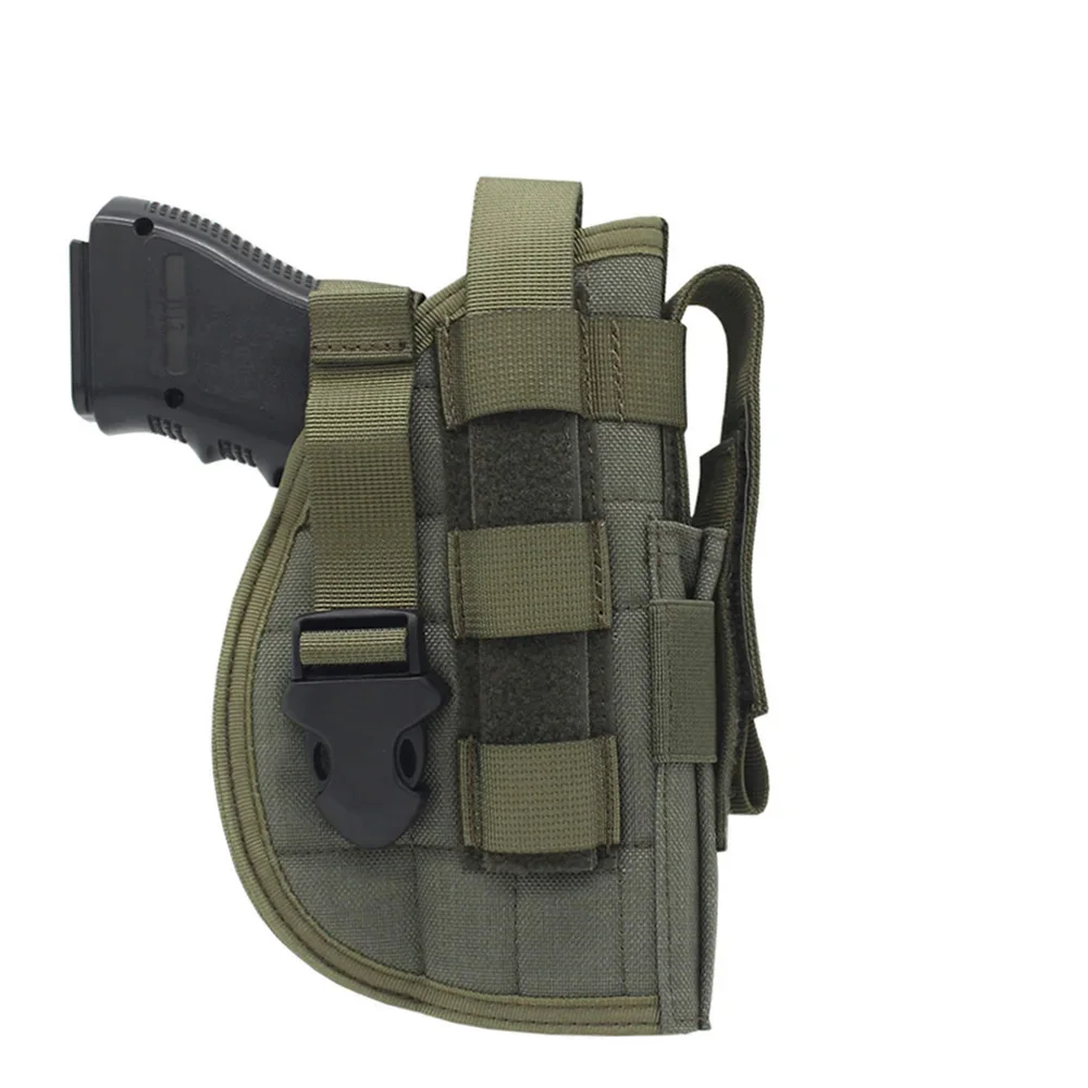 1000D Nylon Tactical Gun Holster Right Hand Molle Modular Belt Pistol Holster For M9 1911 92 96 Glock 17 Series Pistol