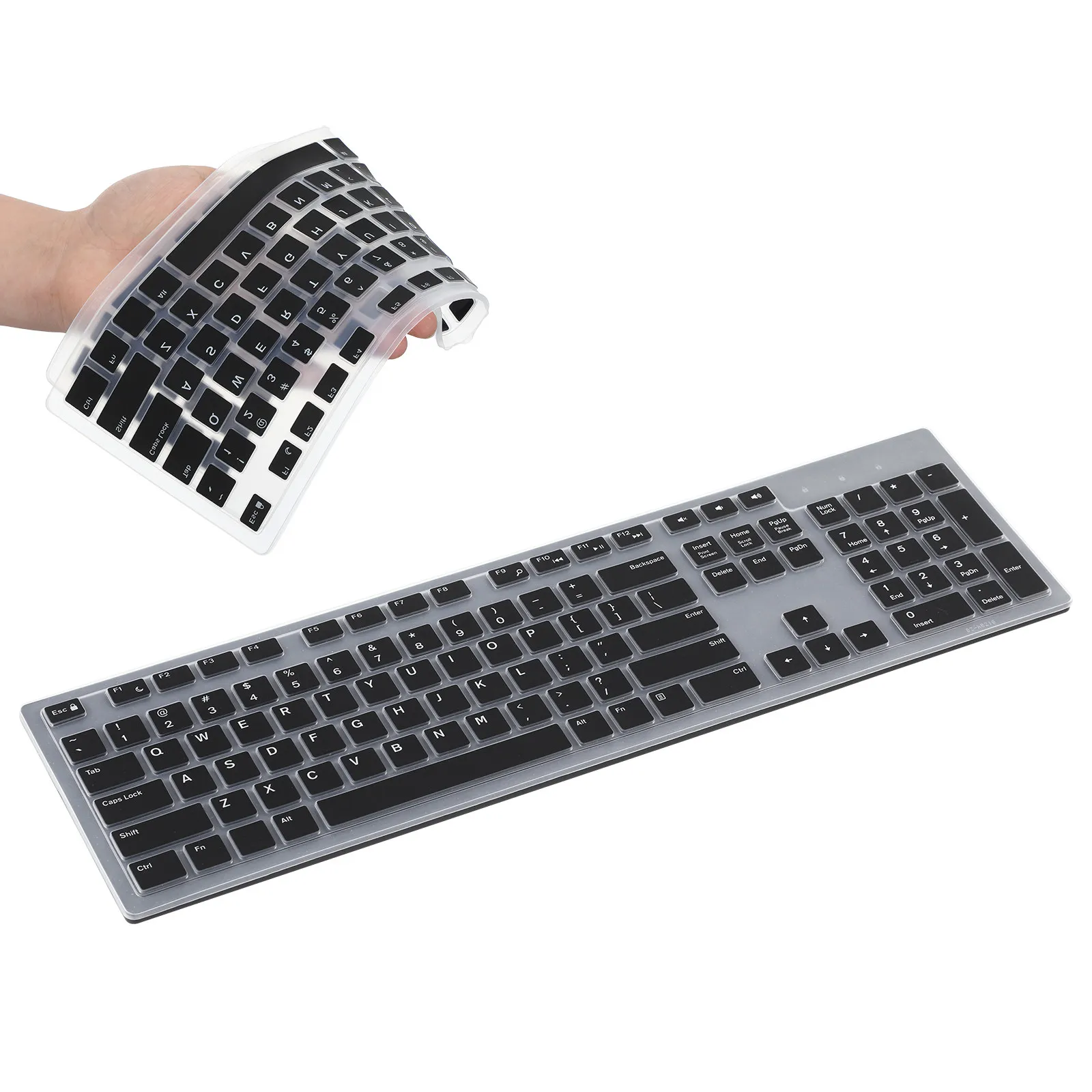 1Pcs Premium Heat Cold Resistant Keyboard Protective Film Compatible with Dell Wired Wireless Keyboards Optiplex 3240 5460 7450