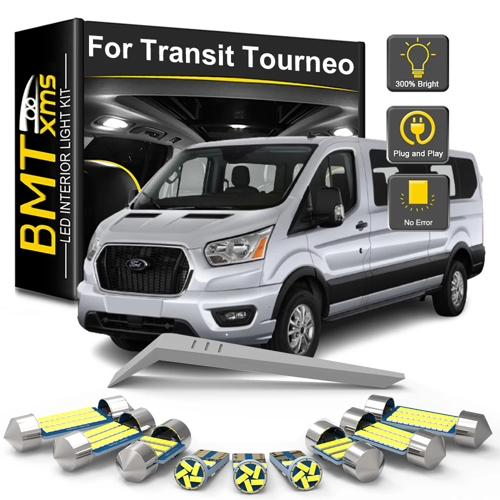 

BMTxms LED Interior Light Bulb Kit For Ford Transit Tourneo Connect Custom Courier Bus Box 1991-2016 2017 2018 2019 2020 2021