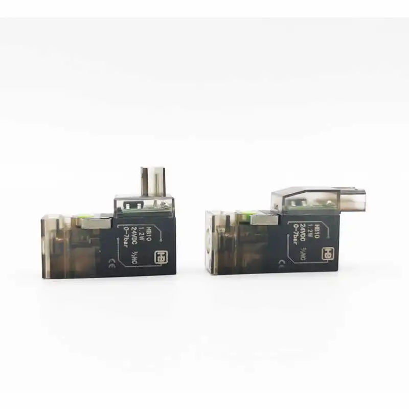 10pcs High Frequency 10mm Mini Solenoid Valve HB10 Directional Large Flow Compact Valve