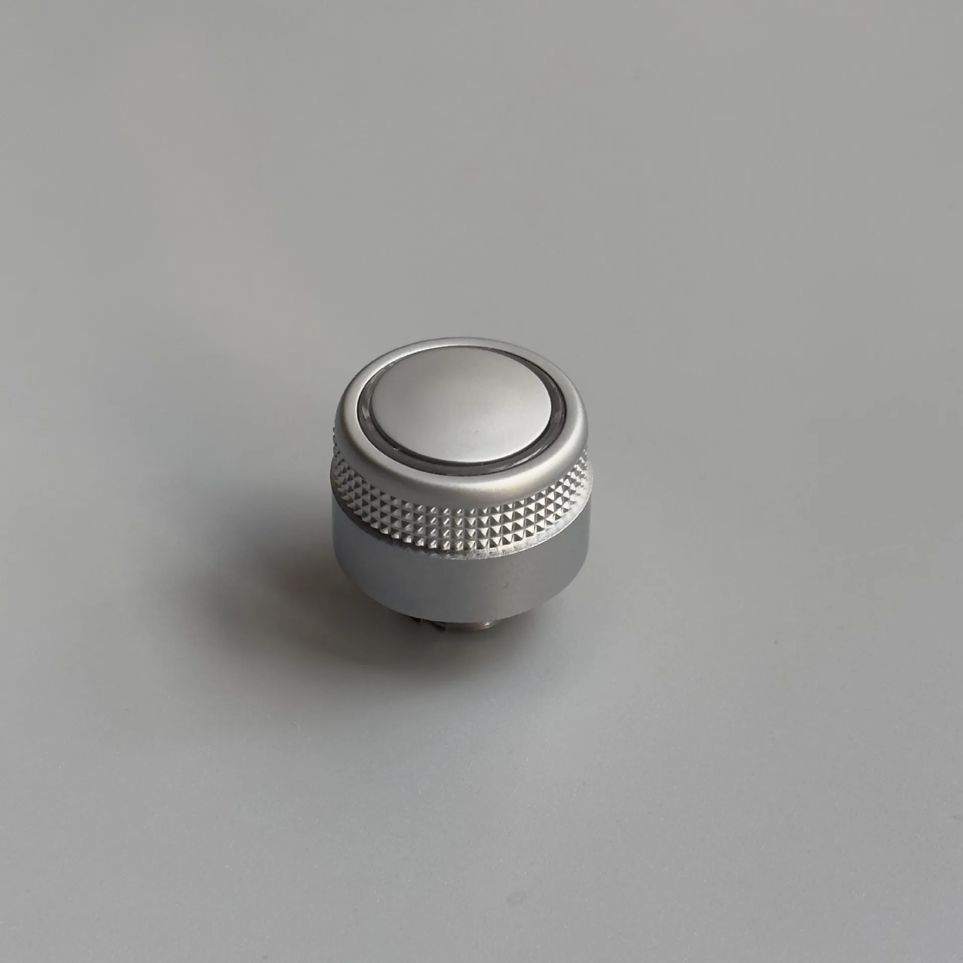 Car Volume Knob Cover and Rotary Shaft for A6 For C7 2012 2018 ABS Silver Replacement 4G0919070 Easy Install No Tools Needed