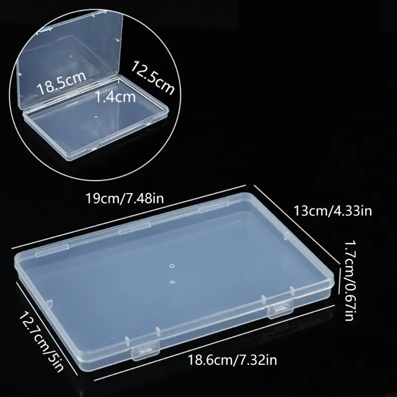 6pcs قابلة للتكديس فريزر حليب التخزين الحاويات الشفافة لتوفير المساحة منظم لأكياس حليب الأم a2ub #3