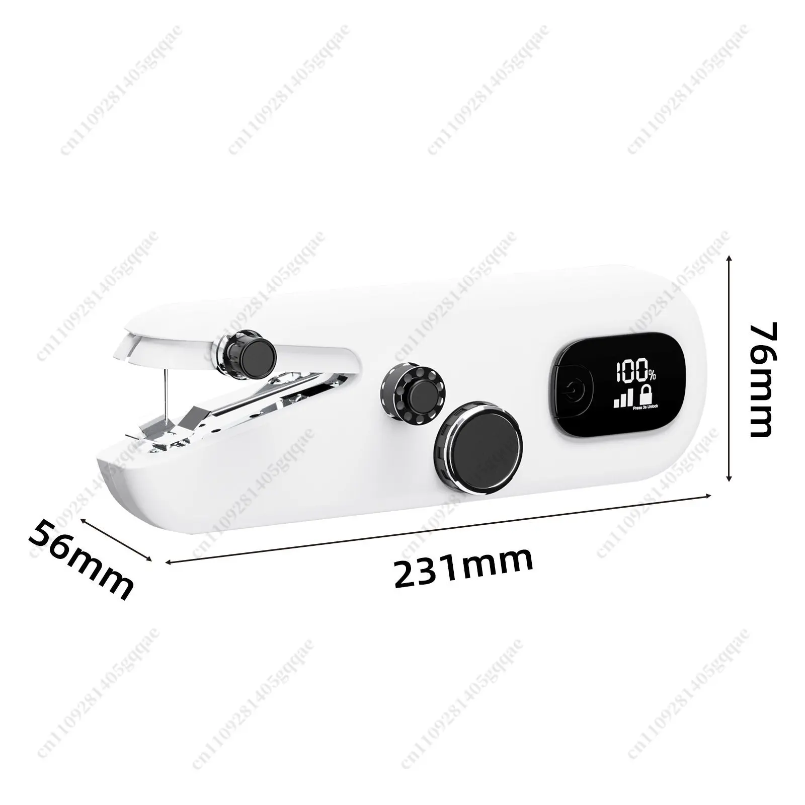 Handheld sewing machine, digital display screen mini sewing machine, multi-functional household charging model
