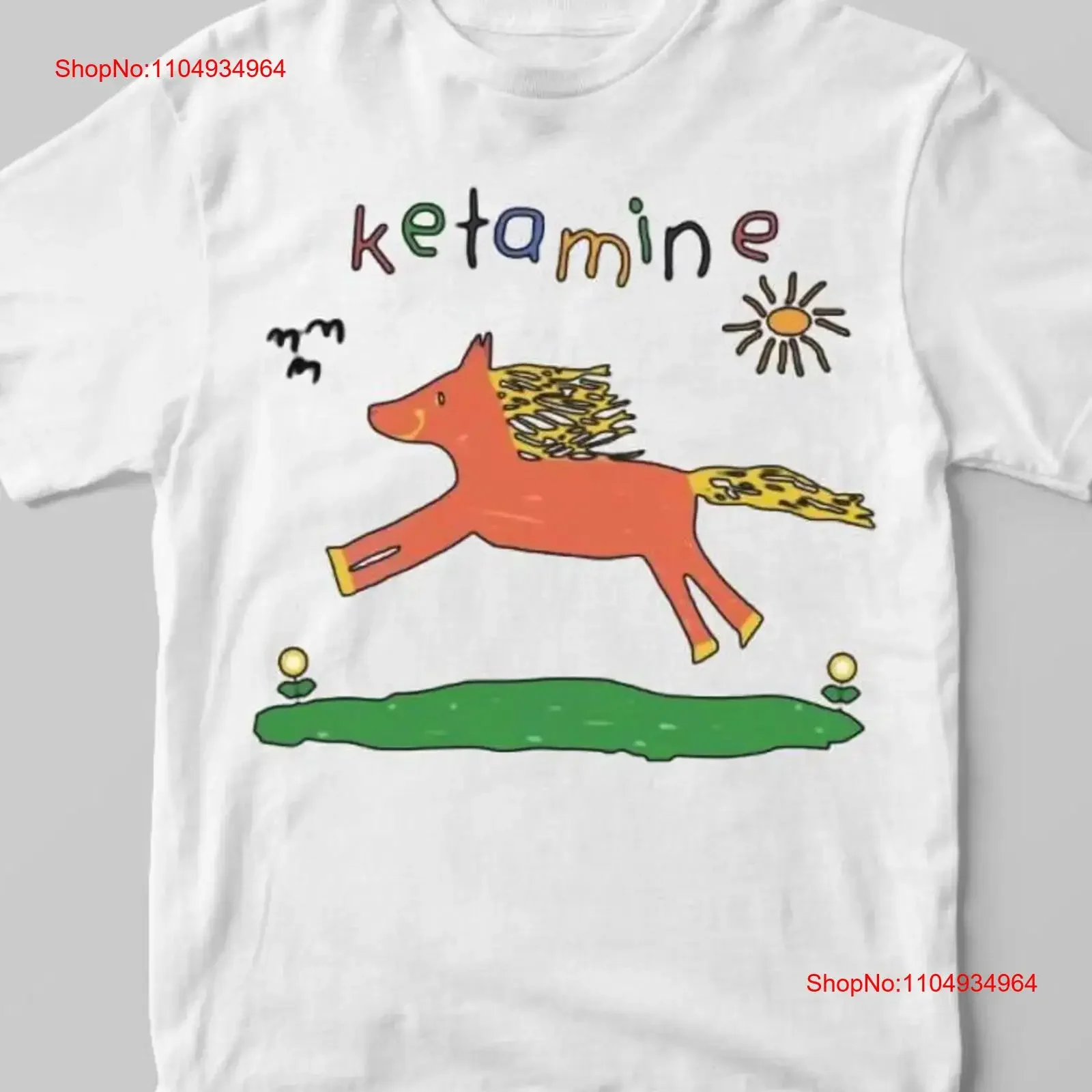 الكيتامين ريترو تي شيرت غير مناسب دانك ميمي غريب مضحك هجومي الصحة العقلية الاكتئاب خمر غسلها أنيق لينة #1