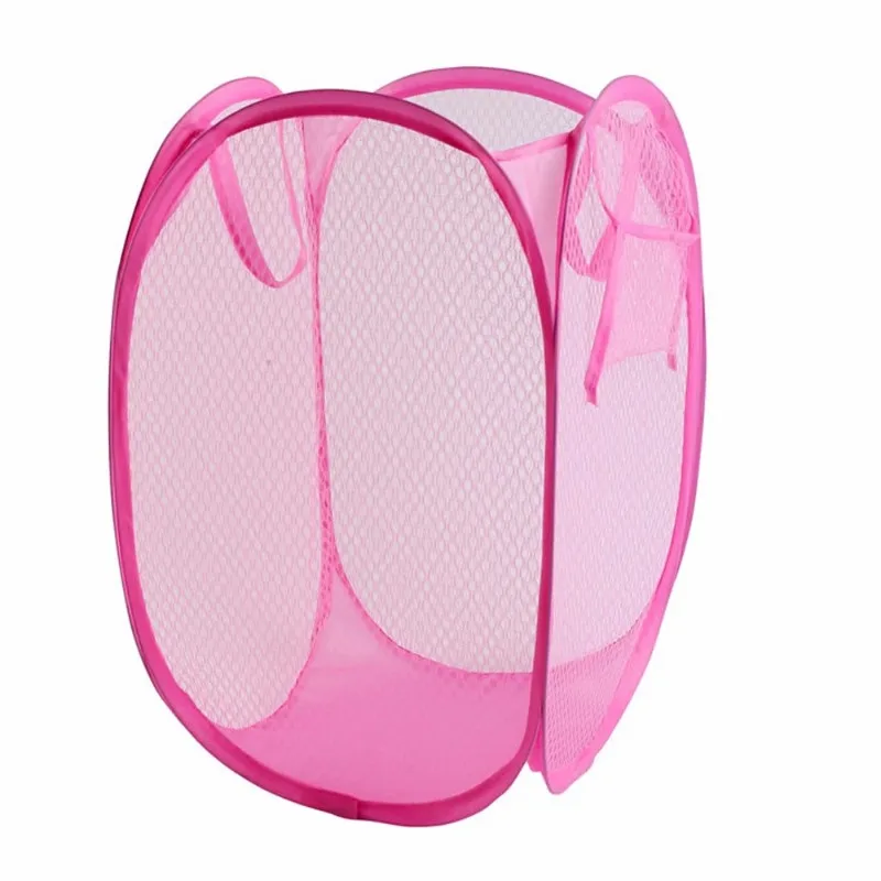 

Large capacity mesh dirty clothes basket, portable bathroom, foldable dirty clothes basket