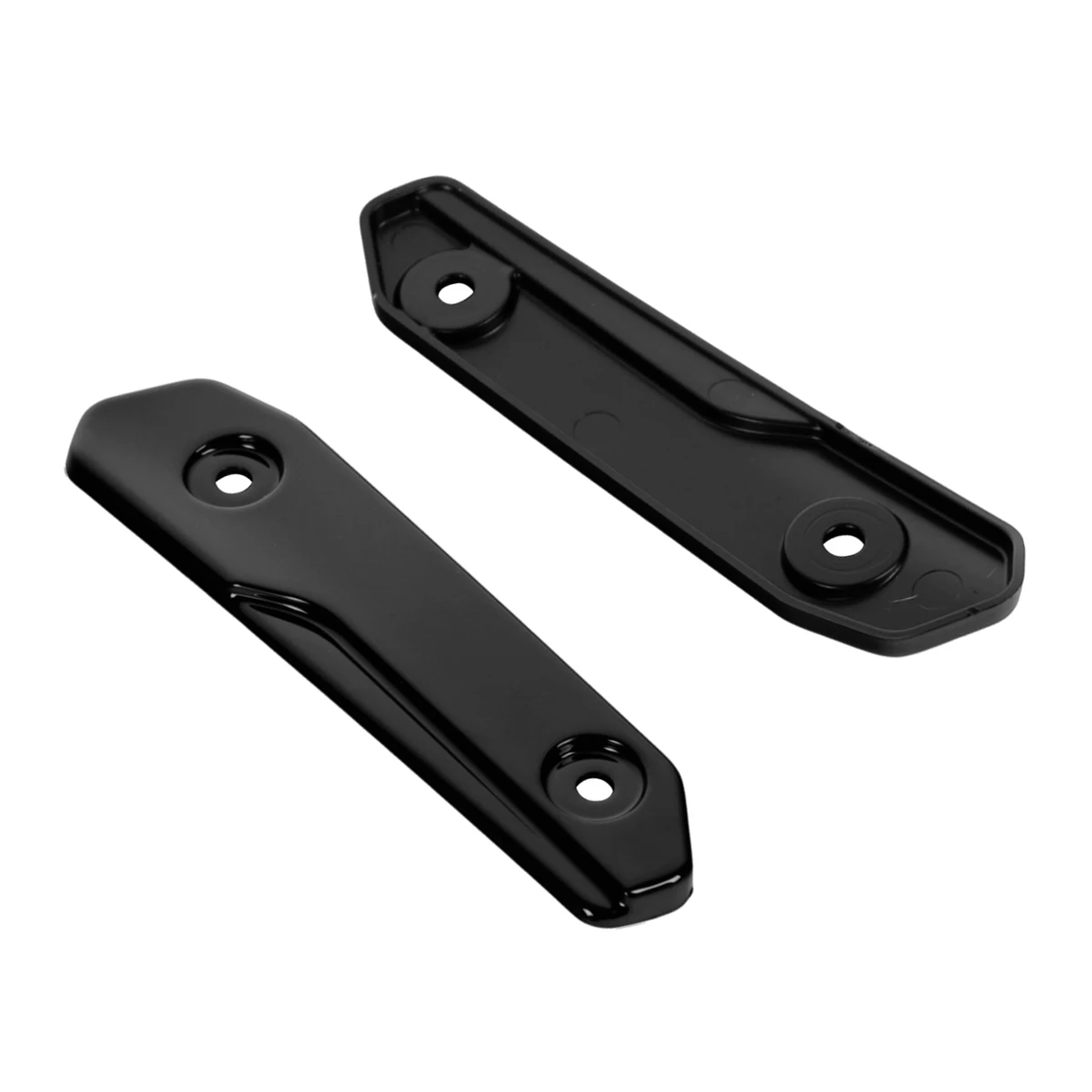 زخارف الزجاج الأمامي باللون الأسود اللامع لموديلات Harley Touring Road Glide 2024-2025 CVO 2023-2025 FLTRXSE قولبة جانبية للزجاج الأمامي #4