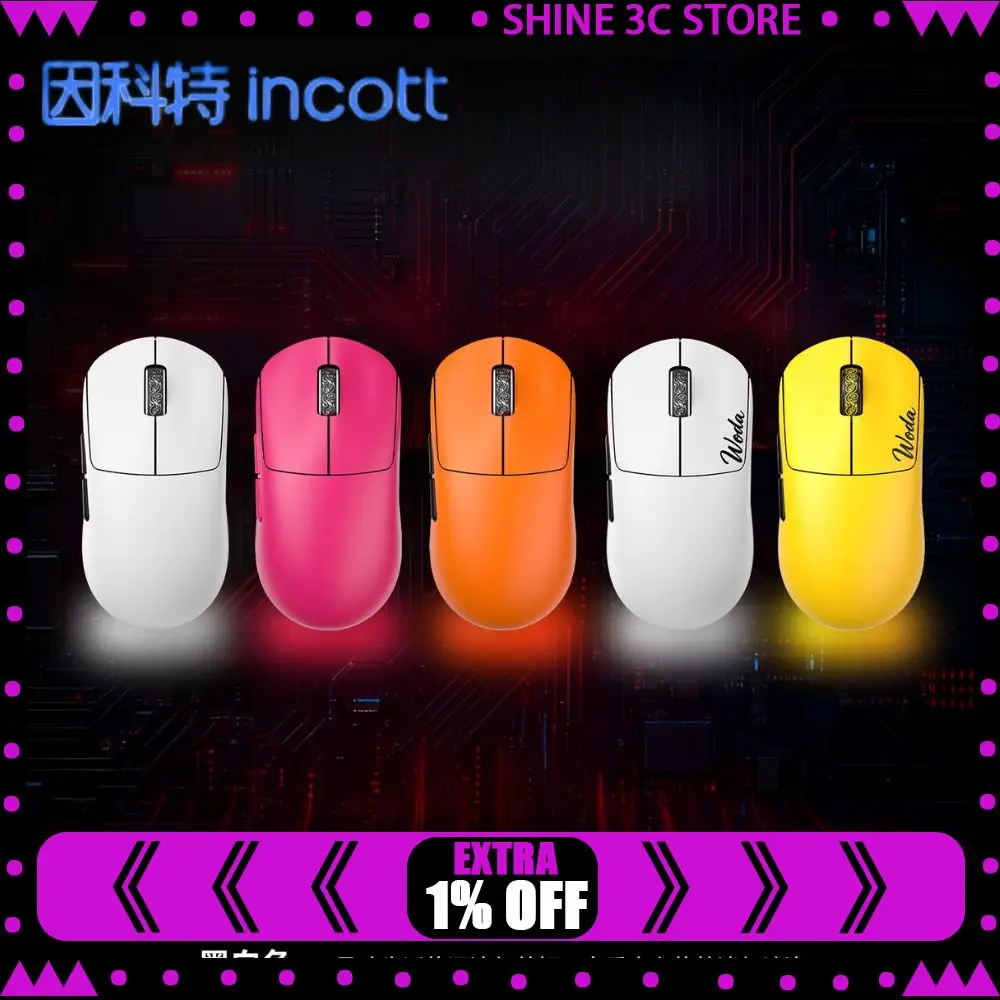 

Мышь Incott G23 V2 Se/Pro, три режима, 8K, беспроводная игровая мышь с горячей заменой, индивидуальные эргономичные аксессуары для ПК, геймеров, мышь, подарки