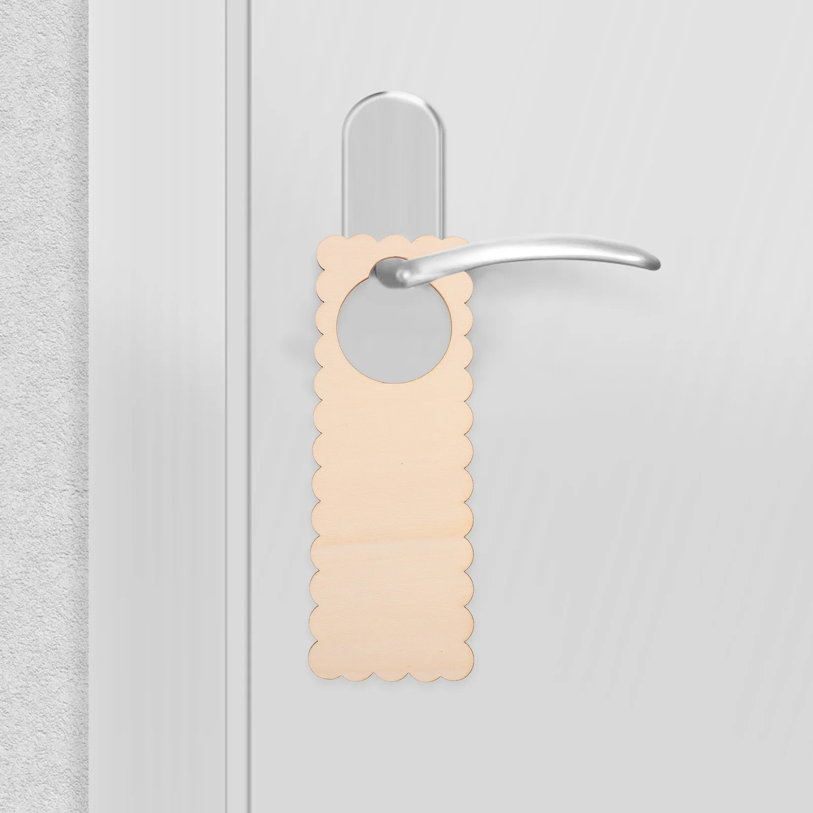 

10pcs Wooden Sign Natural Diy Blank Doorknob Pendant For Home Decor Craft Gift Hanging Wood Plaque Door Decoration Diy Graffiti