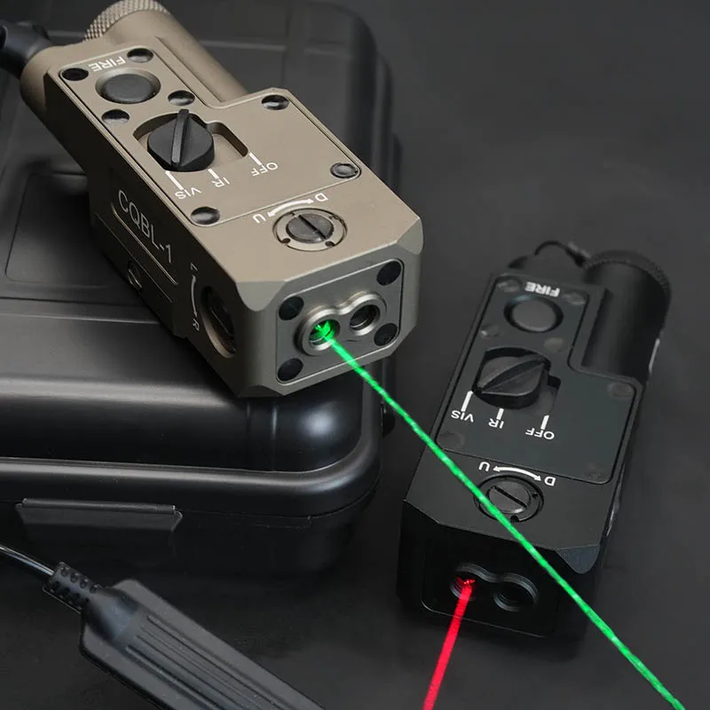 

New Sotac CNC CQBL-1 Laser Indicator Red Green Dot Laser +IR Laser Weapons Gun Momentary/Constant Aiming Indicator For 20mm Rail